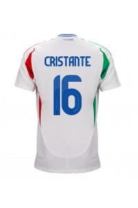 Italië Bryan Cristante #16 Voetbaltruitje Uit tenue EK 2024 Korte Mouw